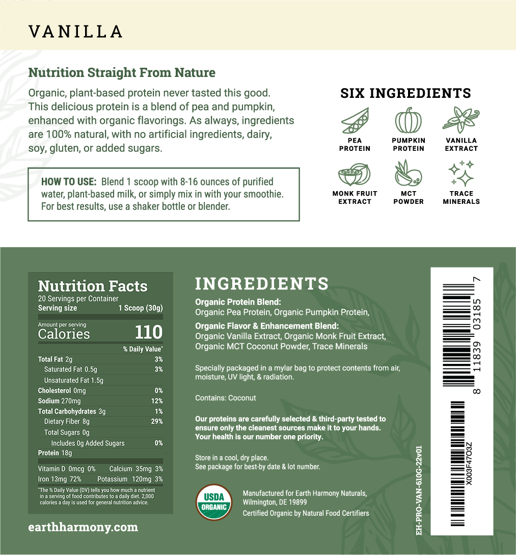Organic Plant-Based Protein
